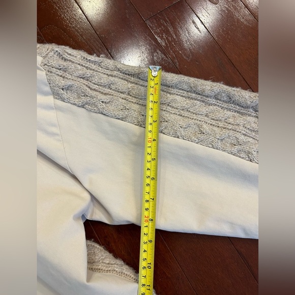 Anthropologie Central Park West Myles Cable-Knit  Sweater full zip XL beige NWT - Picture 16 of 16